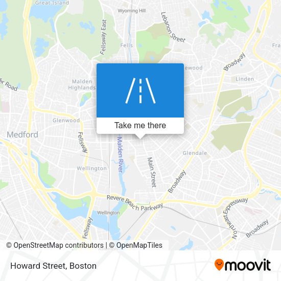 Mapa de Howard Street