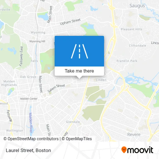Laurel Street map