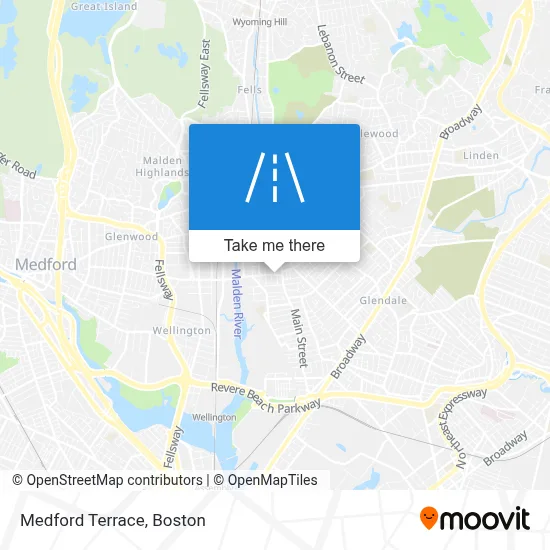 Medford Terrace map
