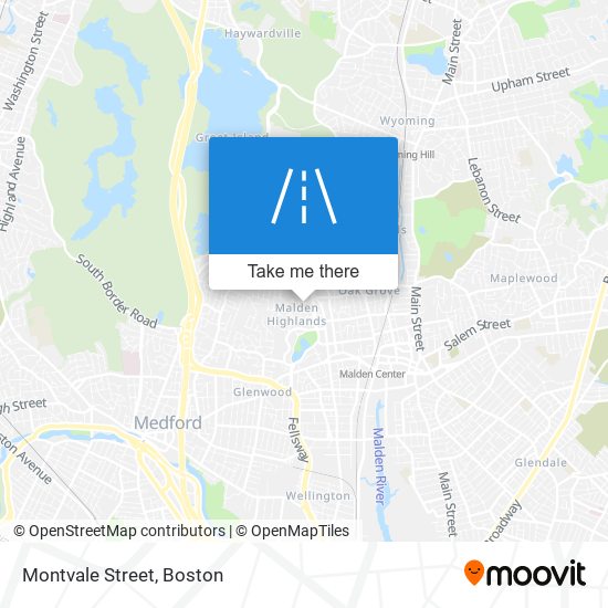 Montvale Street map