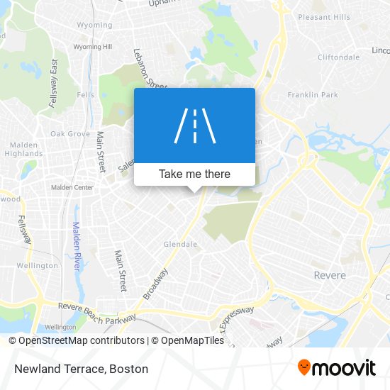 Newland Terrace map