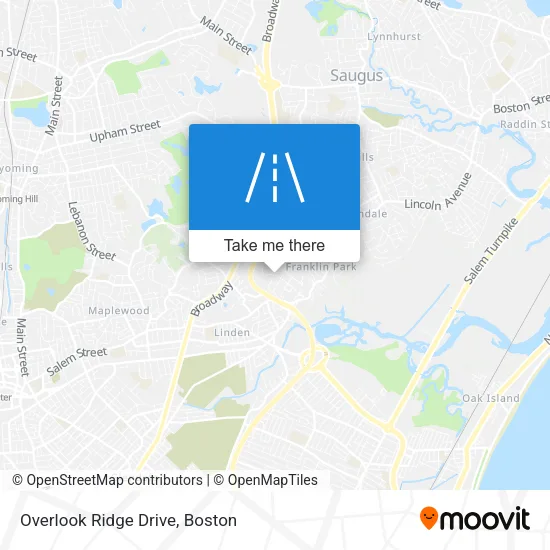 Overlook Ridge Drive map