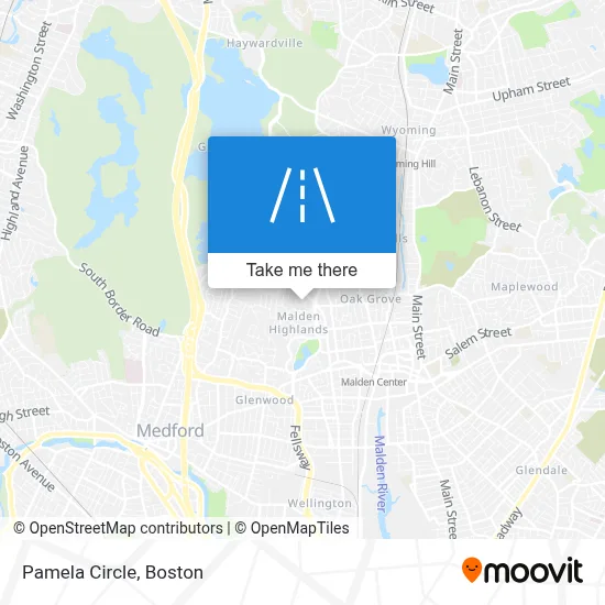 Pamela Circle map