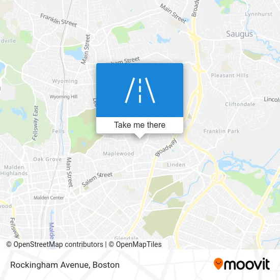Rockingham Avenue map