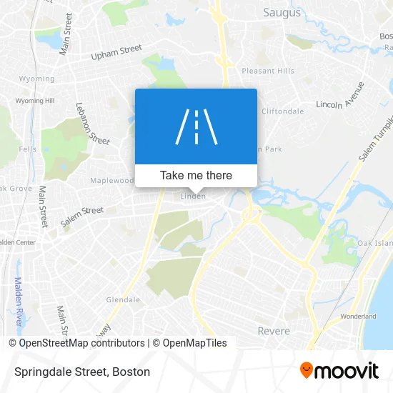 Springdale Street map