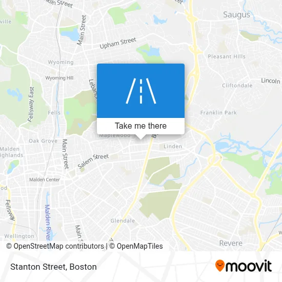 Stanton Street map