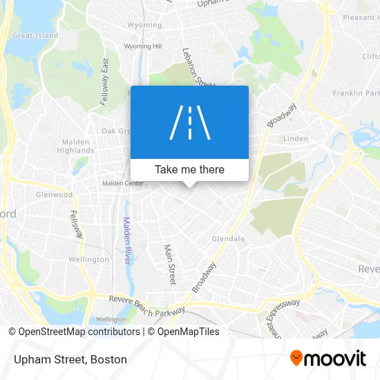 Upham Street map