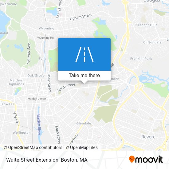 Mapa de Waite Street Extension