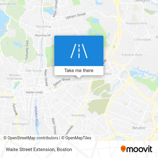 Waite Street Extension map