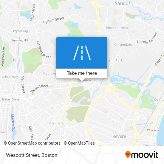 Wescott Street map