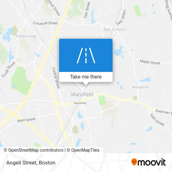 Angell Street map