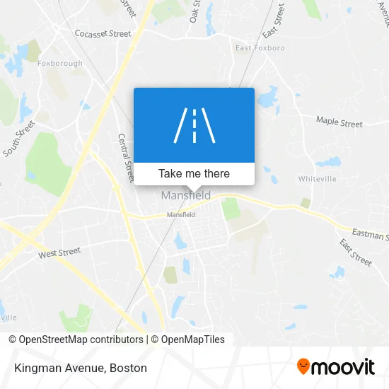 Kingman Avenue map