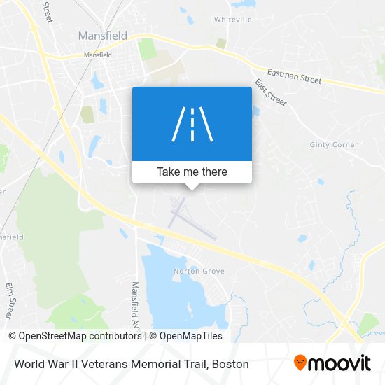 World War II Veterans Memorial Trail map