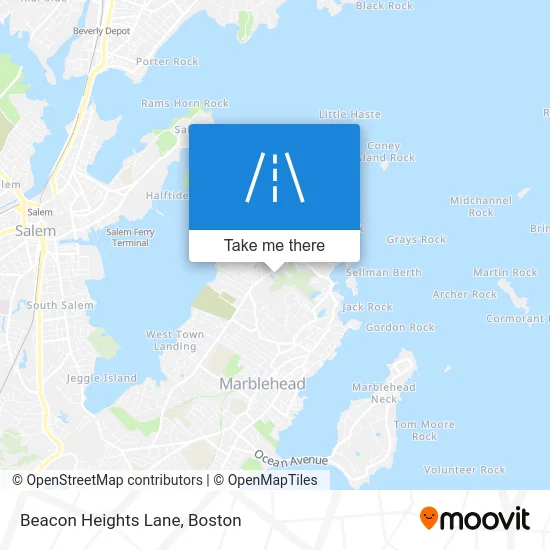 Beacon Heights Lane map