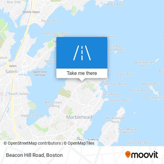 Beacon Hill Road map