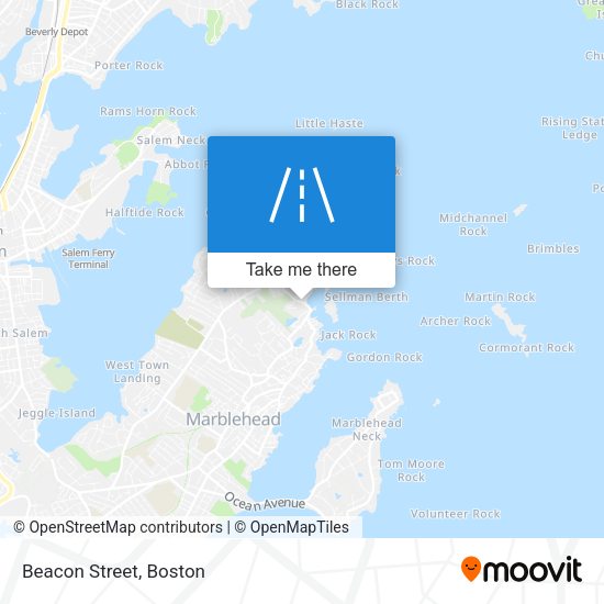 Beacon Street map