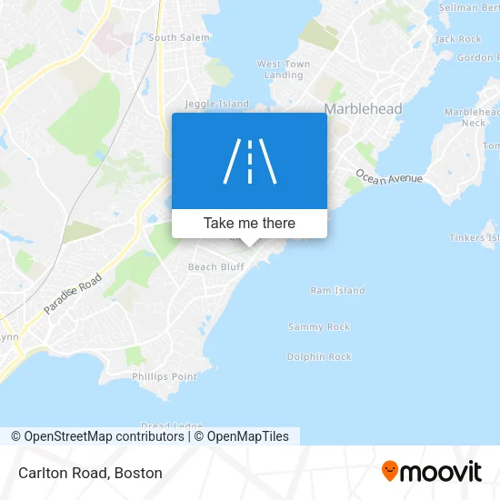 Mapa de Carlton Road