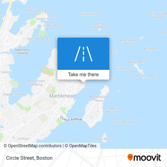 Mapa de Circle Street