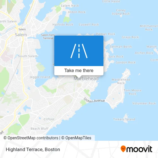 Highland Terrace map