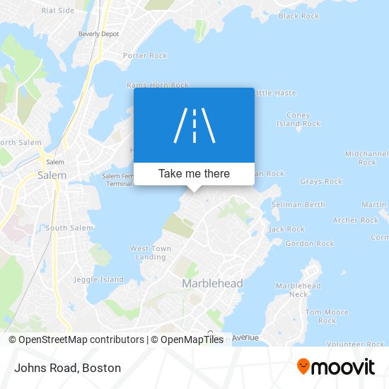 Mapa de Johns Road