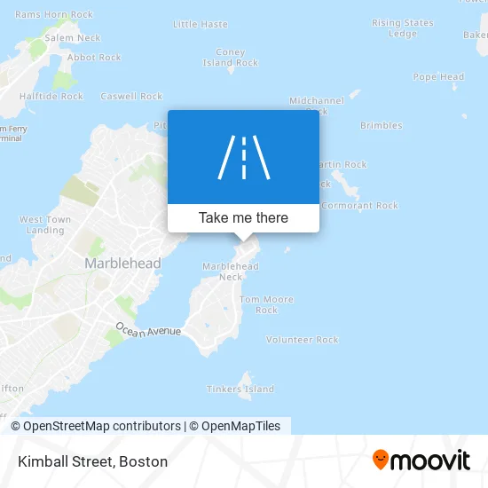 Kimball Street map