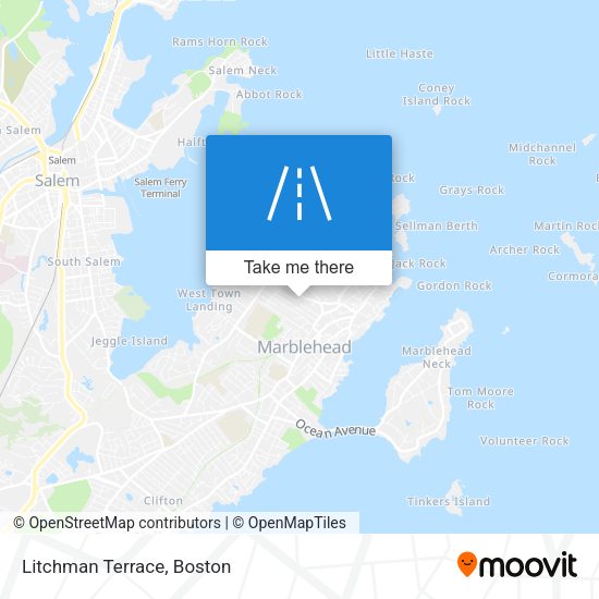 Mapa de Litchman Terrace