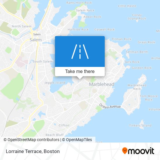 Lorraine Terrace map