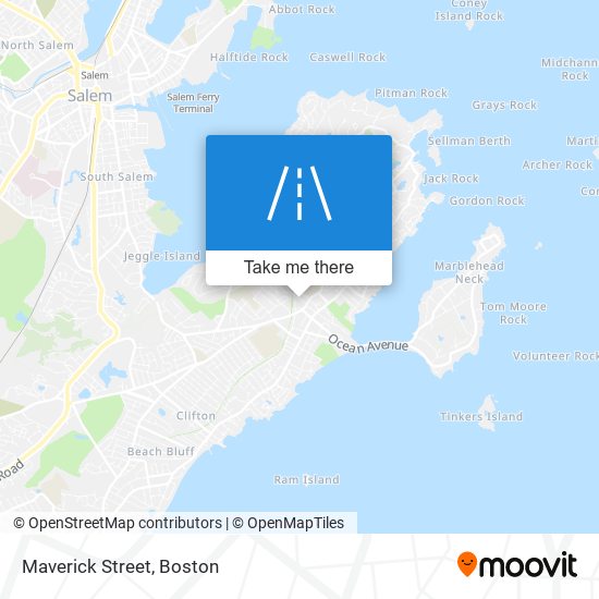 Maverick Street map