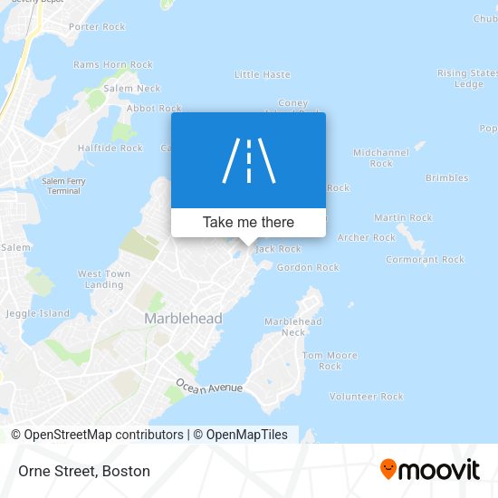 Mapa de Orne Street
