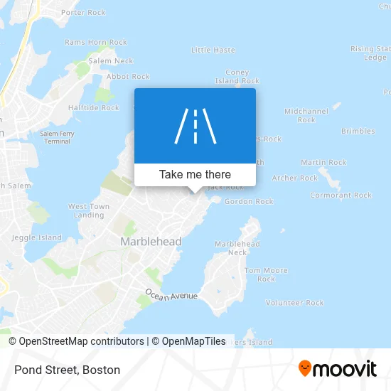 Pond Street map
