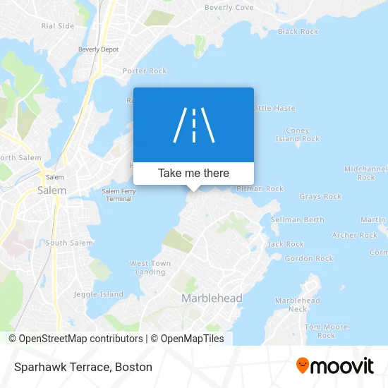 Sparhawk Terrace map