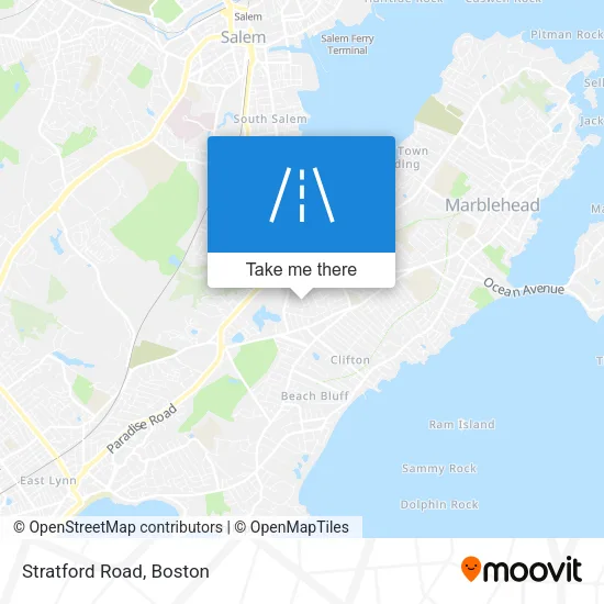 Stratford Road map