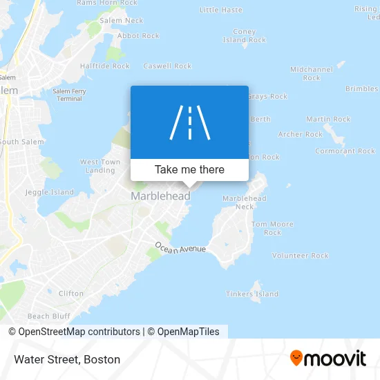 Water Street map
