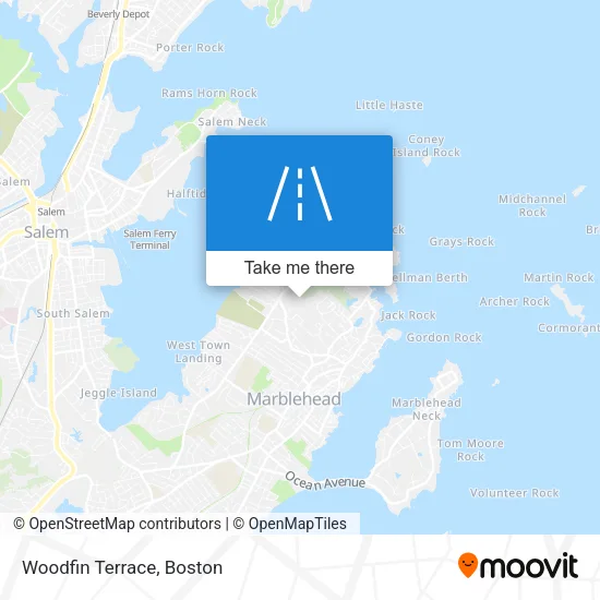 Woodfin Terrace map