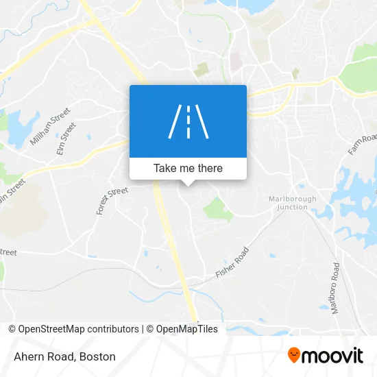 Ahern Road map
