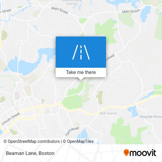 Mapa de Beaman Lane