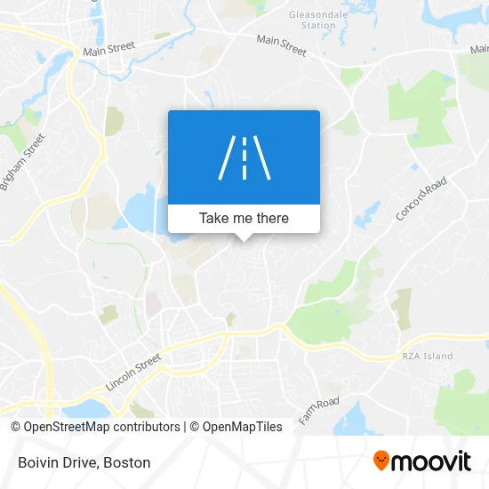Boivin Drive map