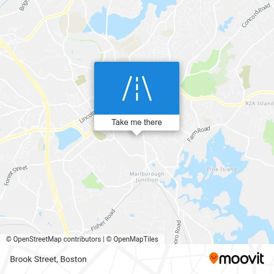 Brook Street map