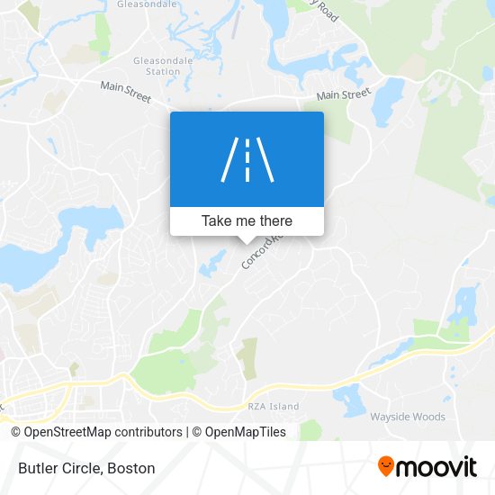 Mapa de Butler Circle