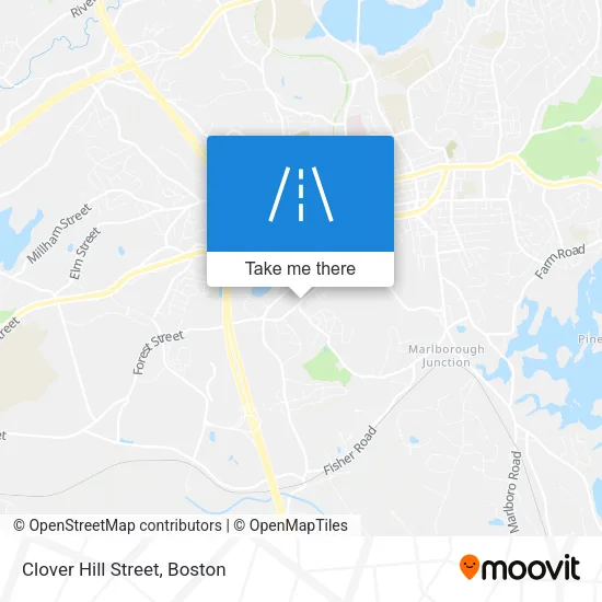Clover Hill Street map