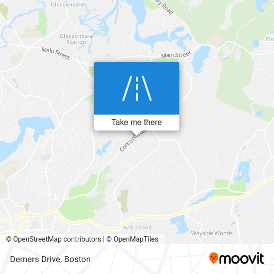 Mapa de Demers Drive