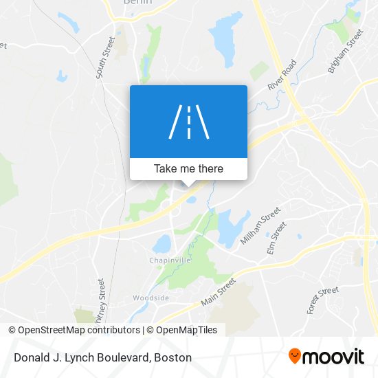 Mapa de Donald J. Lynch Boulevard