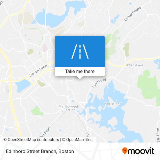 Edinboro Street Branch map