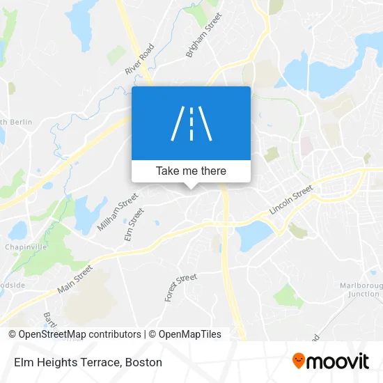 Elm Heights Terrace map