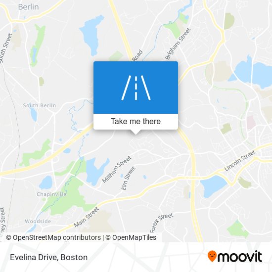 Evelina Drive map