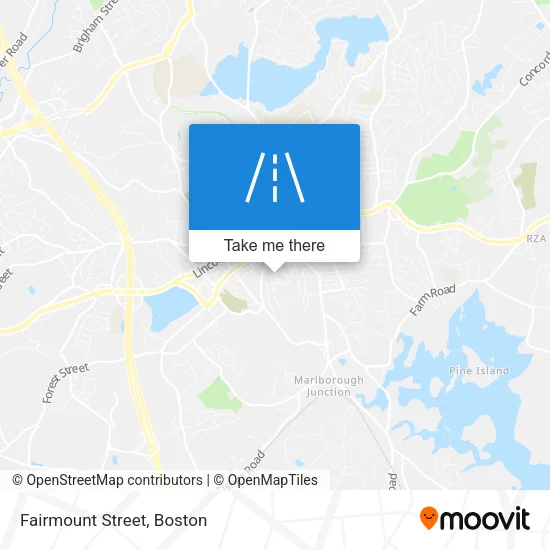 Mapa de Fairmount Street