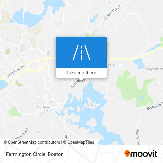 Farmington Circle map