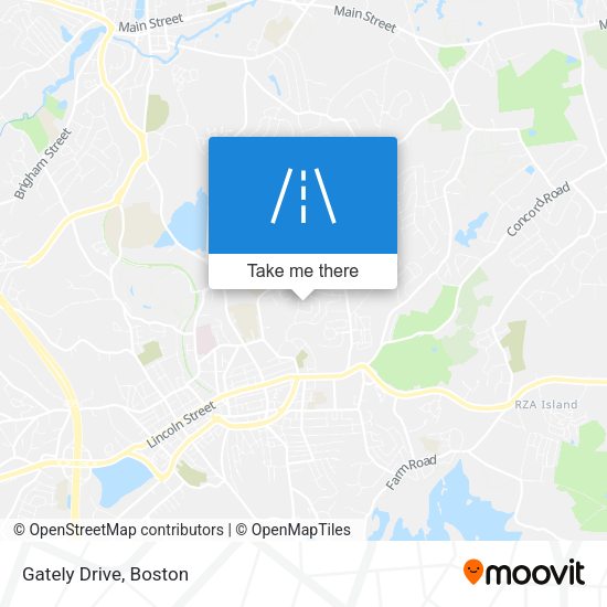 Gately Drive map