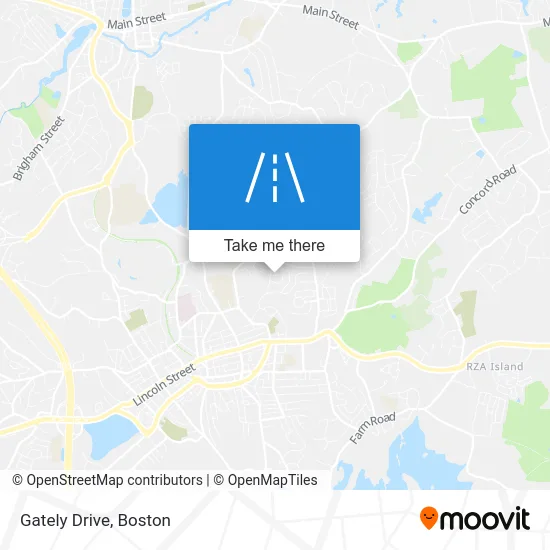 Gately Drive map