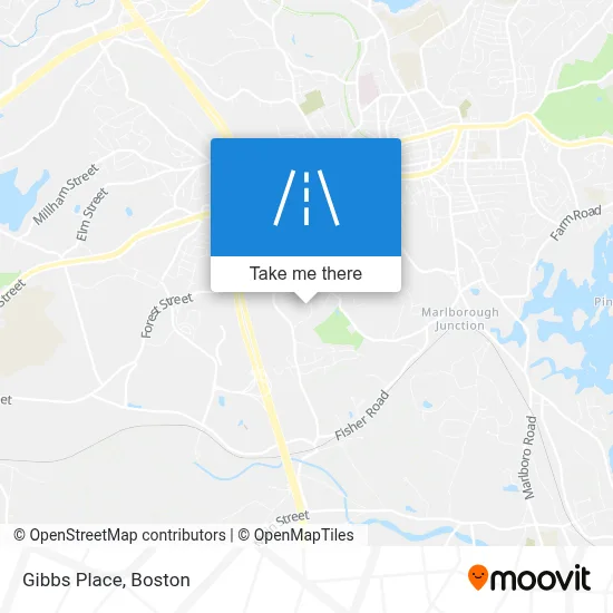 Gibbs Place map